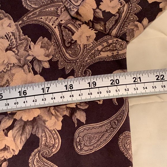 Solitare Vintage Style Floral Paisley Blazer Jacket . Size M - Picture 9 of 13